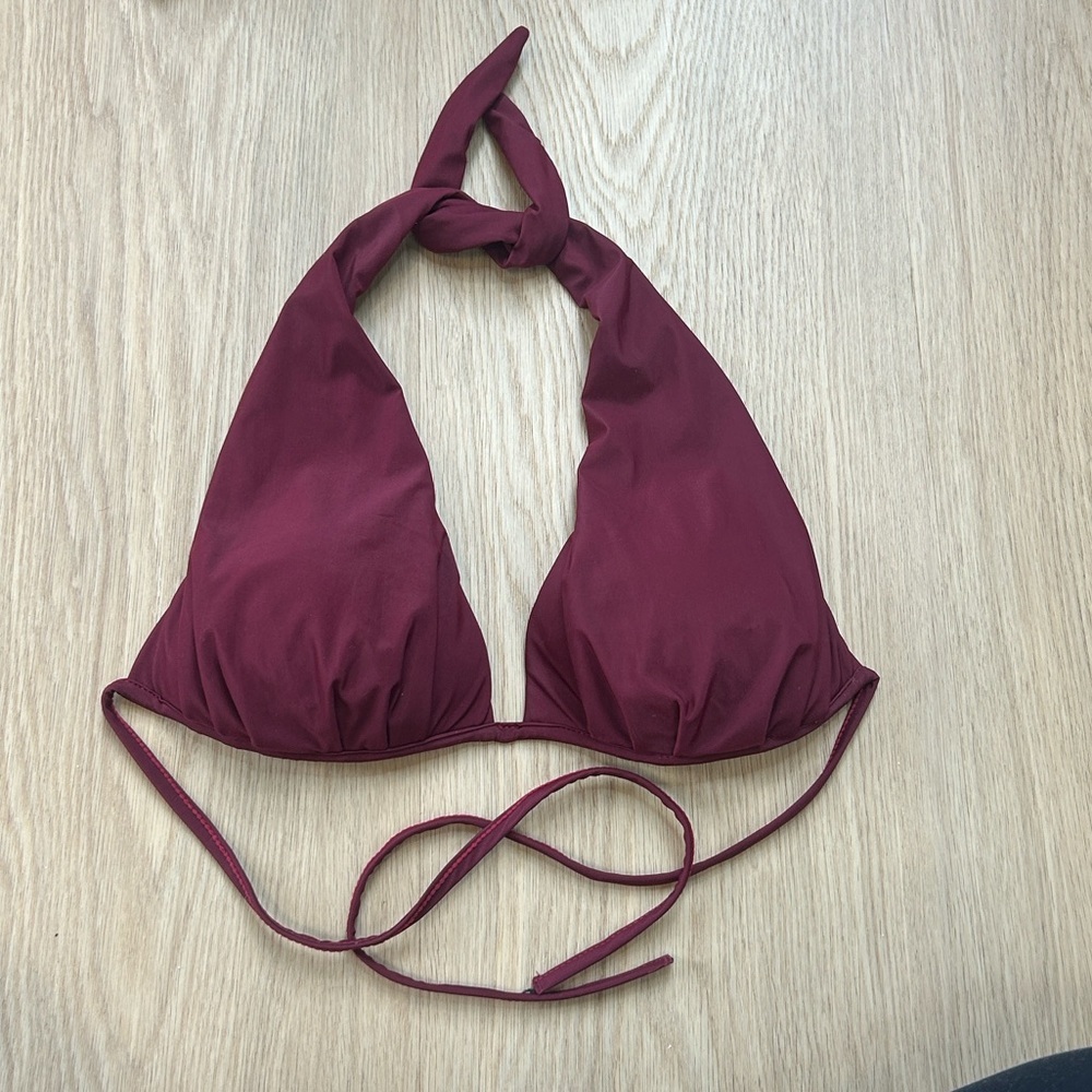 Lenny Niemeyer Molded Cup Halter Bikini Top S